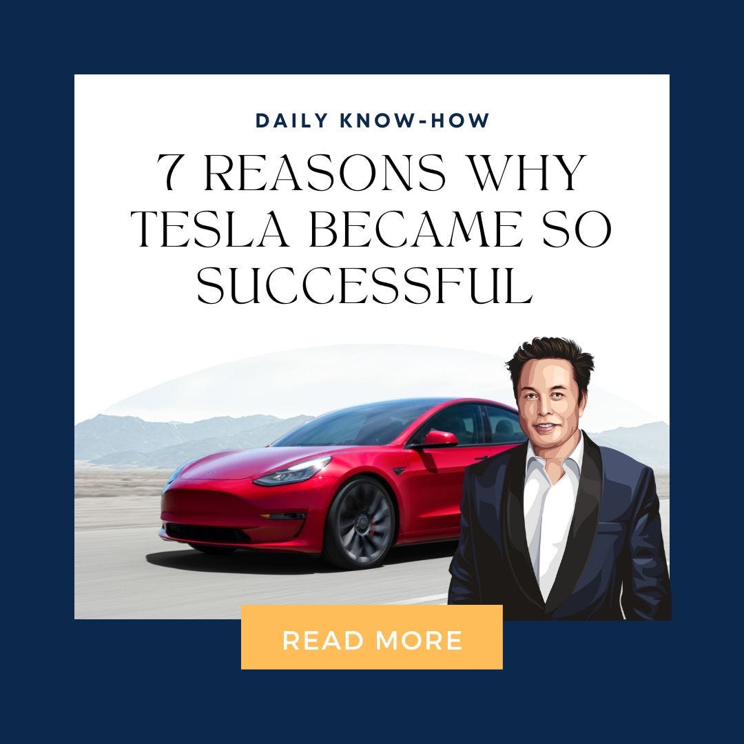 7 Reasons Why TESLA Became So Successful by Andreas Lehmann Medium