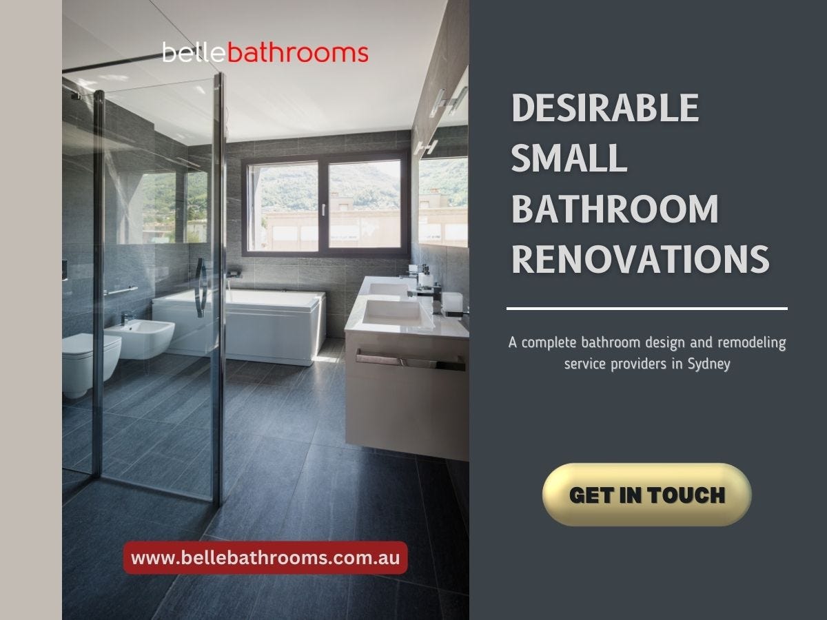 Desirable Small Bathroom Renovations | Belle Bathrooms - Belle ...