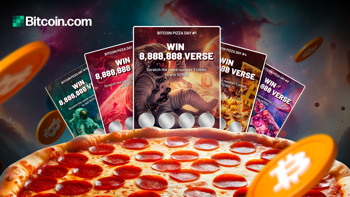 Celebrate this Bitcoin Pizza Day — Win up to 8,888,888 VERSE! - Bitcoin.com