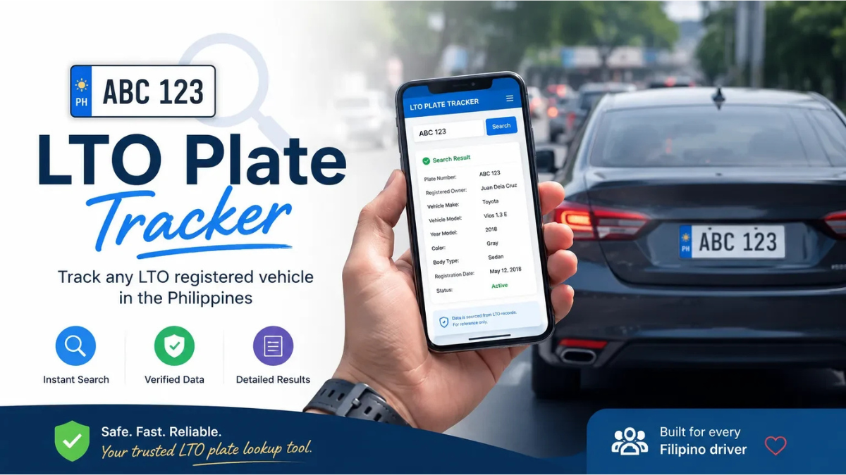 LTO Plate Tracker Philippines: Check Your Plate Status Online 2026