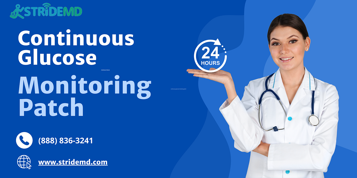 StrideMD’s Continuous Glucose Monitoring Patch StrideMD Medium