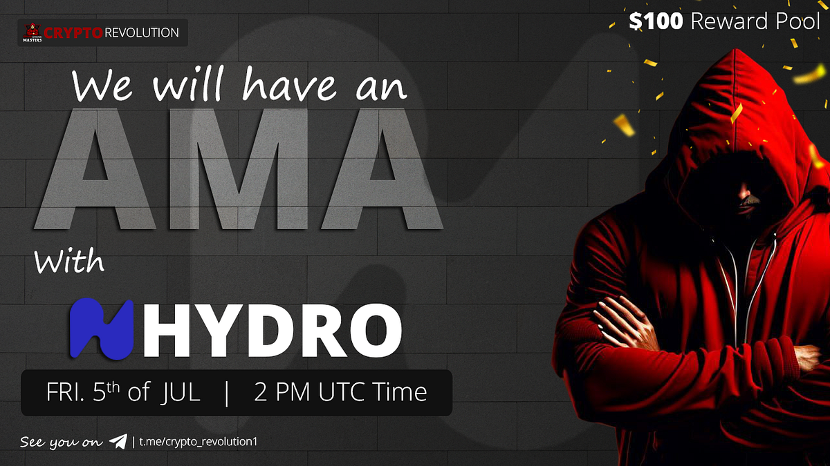 Hydro AMA Recap Crypto Revolution Masters Community | by Crypto Revolution  Masters | Medium