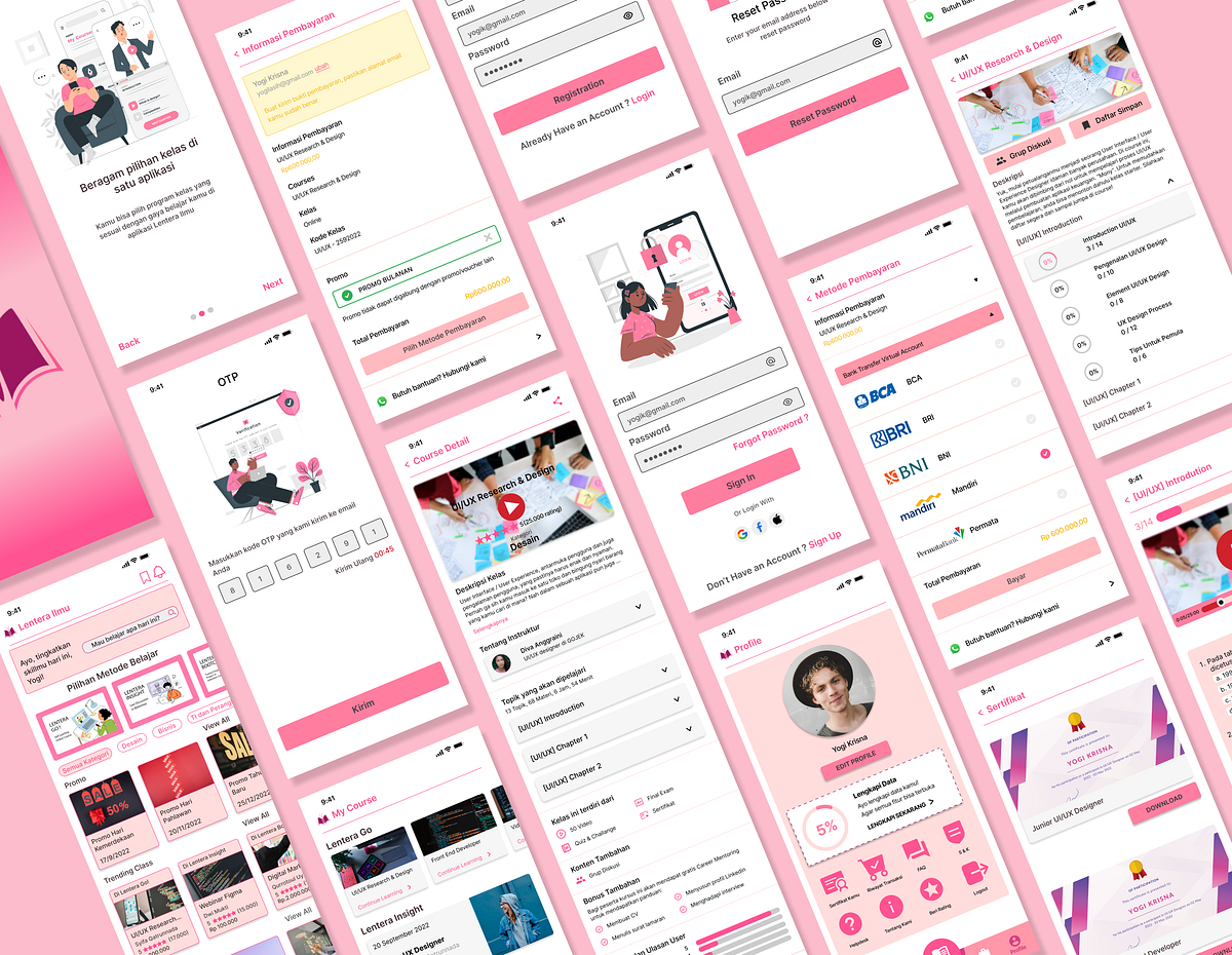 UX Case Study : Design UI/UX Aplikasi untuk platform Learning ...