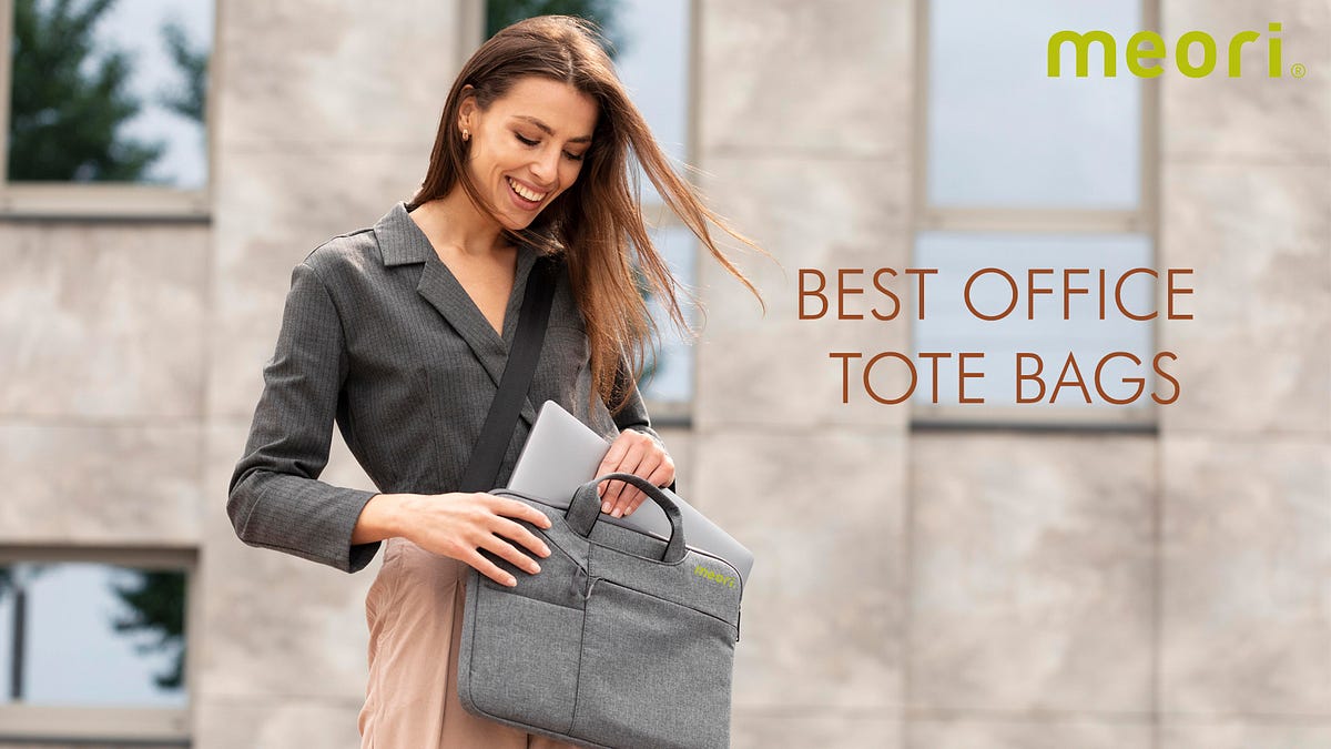 Best Office Tote Bags for Working/Professional Women - Meori - Medium