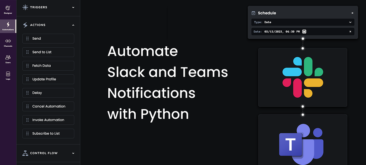Automate Slack and Microsoft Teams Notifications using Python | by ...