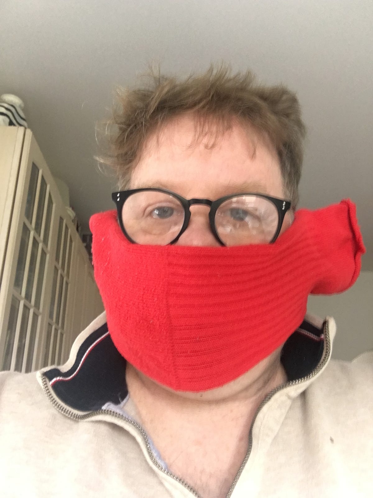 Make an instant face mask out of a sock! by Mark Medium