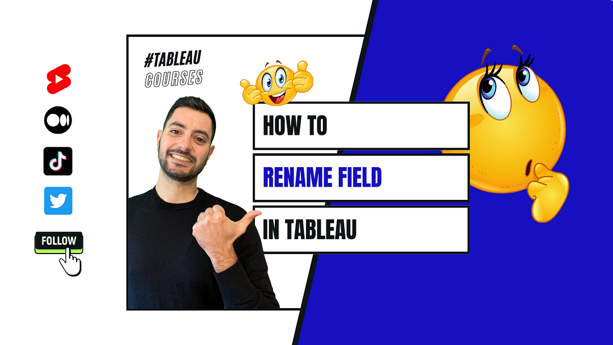 How To Rename A Field In Tableau In 3 Easy Steps Tableau Courses