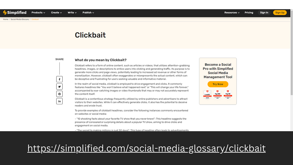 clickbait meaning. Clickbait Demystified Exploring Its… by clickbait