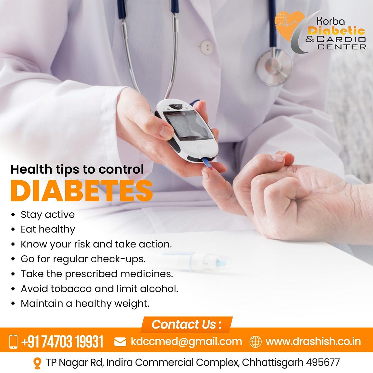 Diabetes Treatment in Korba Dr Ashish Agrawal Best Diabetes Center