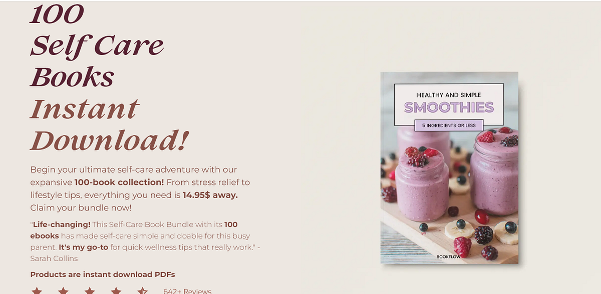 A Tranquil Journey: Unveiling the Depths of the 100 E-book Self Care ...