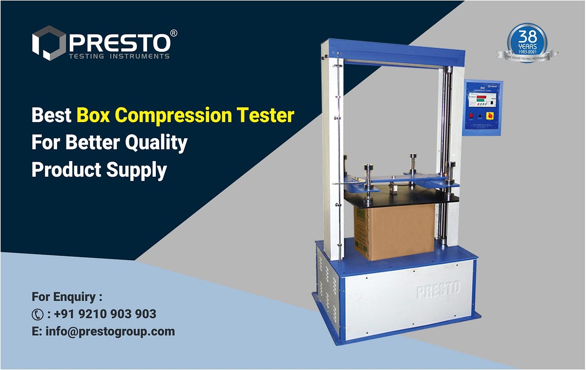 Best Box Compression Tester for Better Quality Product Supply by