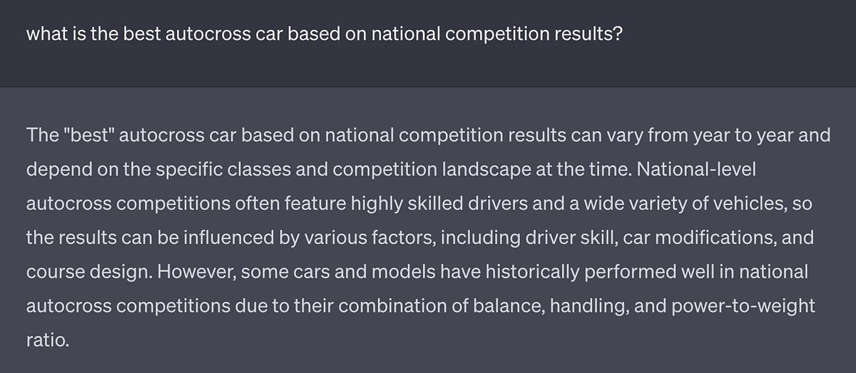 The Best Autocross Car According to AI by Kent Makishima Project88