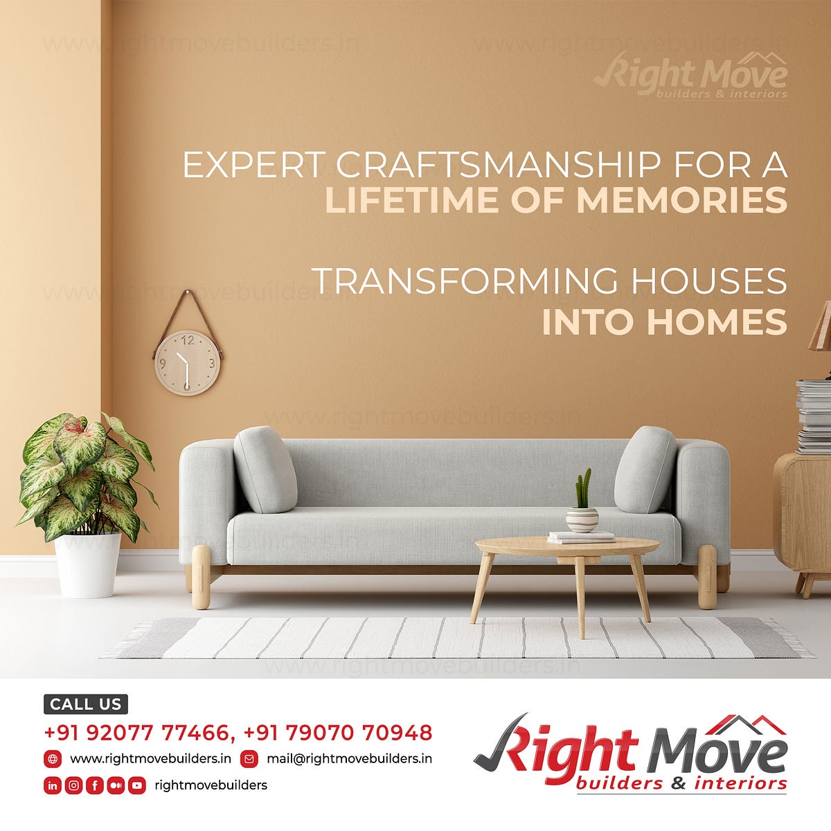 Transforming Houses into Homes. Author — Bijeesh Nair, MD  by Right Move Builders & Interiors 