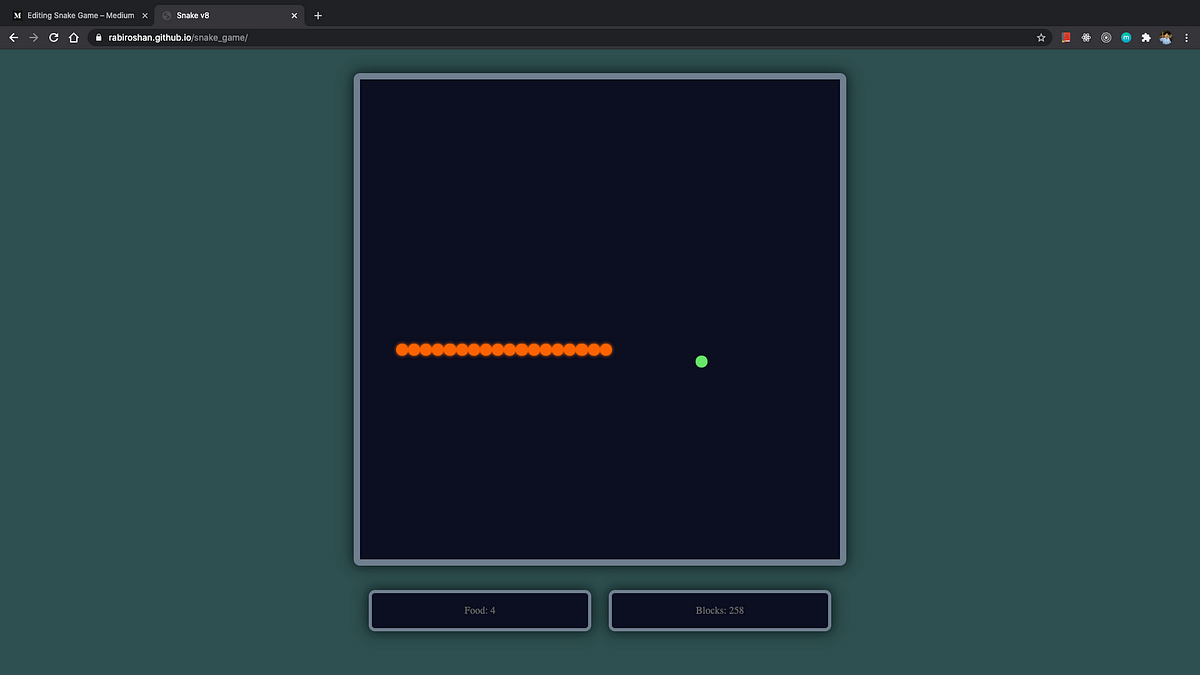 GitHub - lcnunes09/snake-game: Realizado no desafio no Digital Innovation  One, implementação do jogo da cobrinha em HTML, CSS e Javascript.