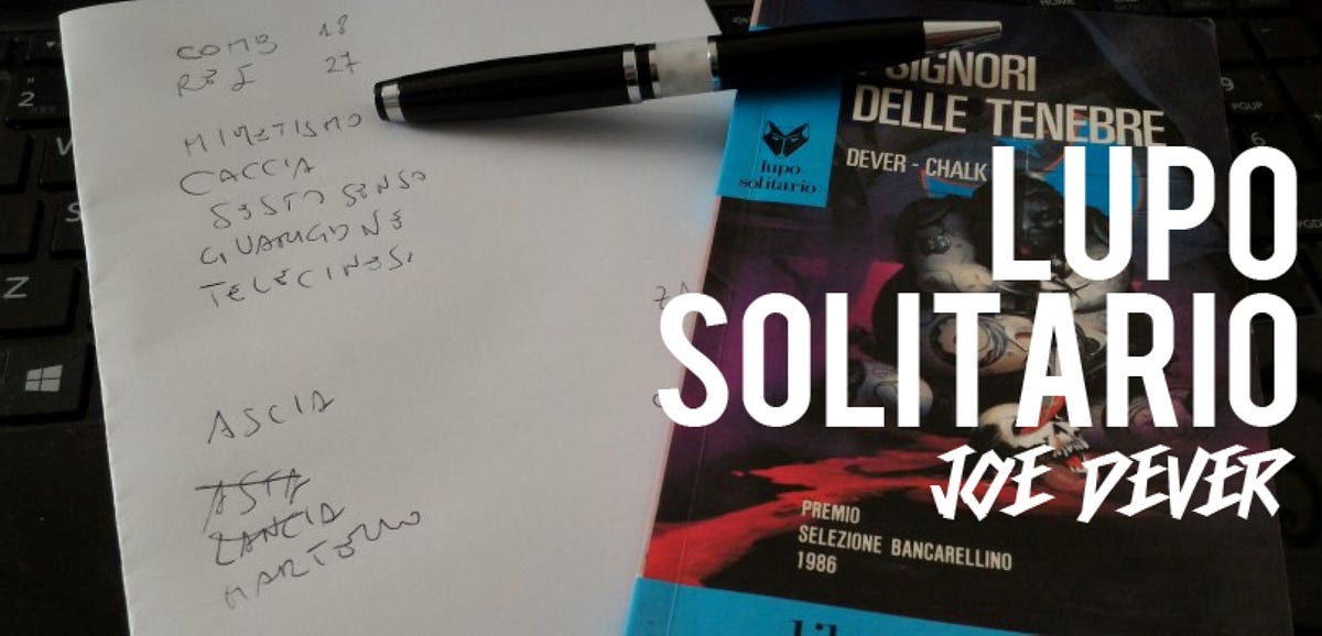 Il numero 1 di Lupo Solitario. Farò un giro un po’ tortuoso. Come… by Germano Hell Greco M E Il numero 1 di Lupo Solitario. Farò un giro un po’ tortuoso. Come… by Germano Hell Greco M E