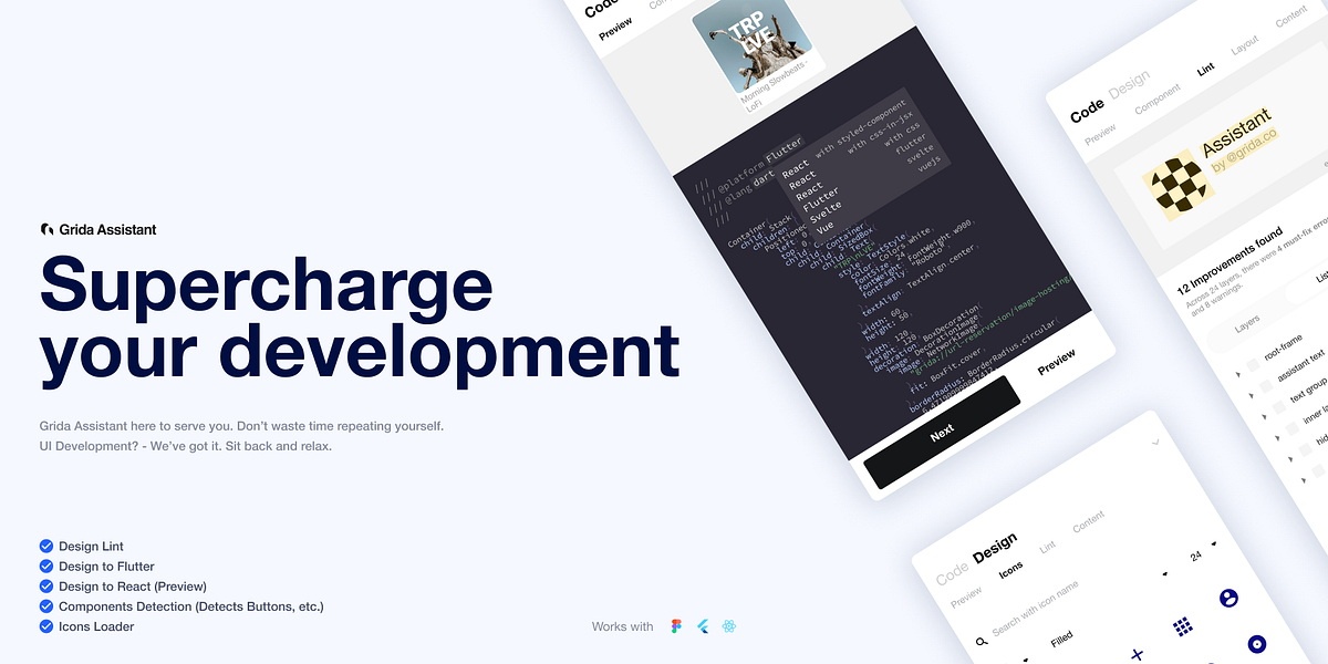 Figma Assistant by Grida — Supercharge your design & development ...