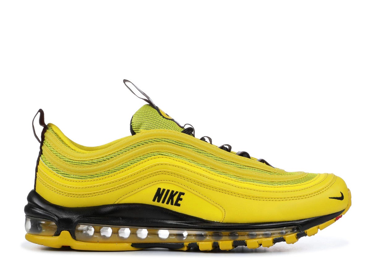 bright citron air max 97