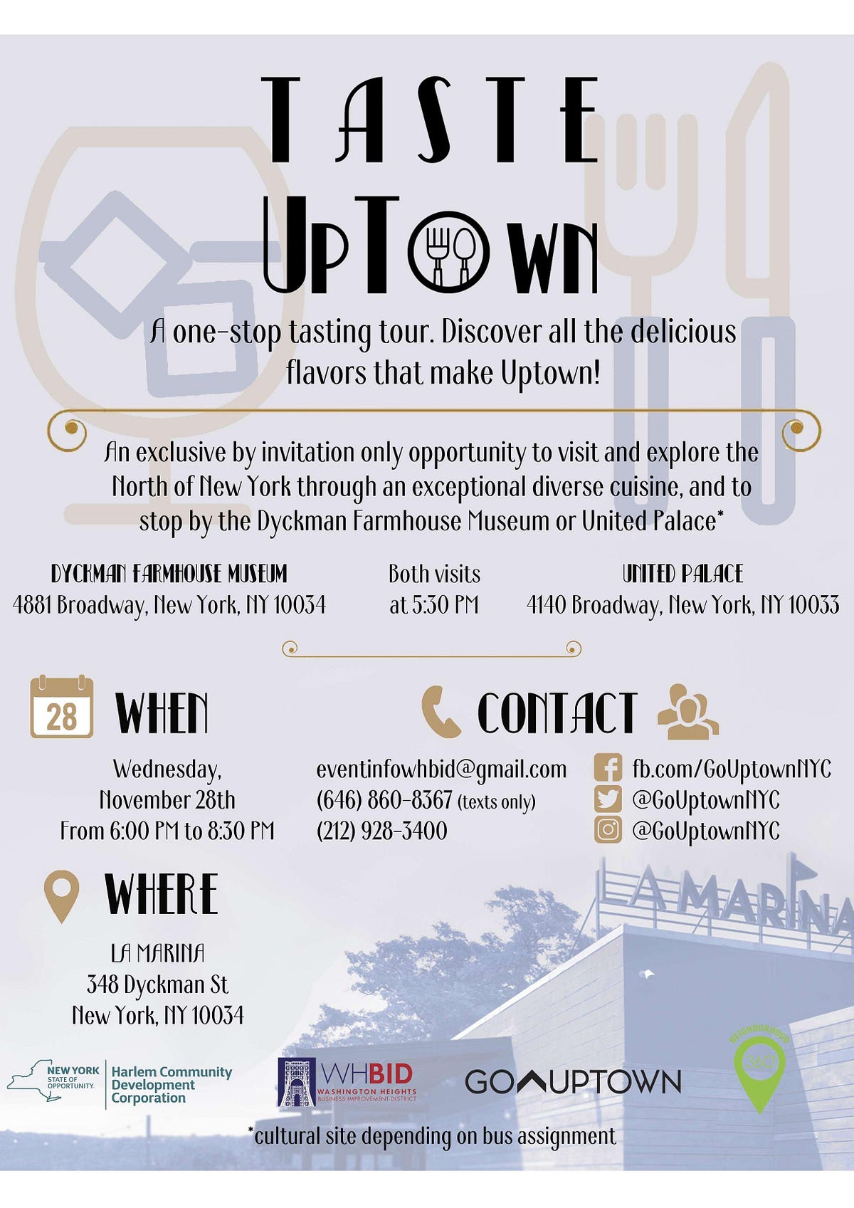 Traiilo partners WHBID x Go Uptown for Taste of Uptown event La