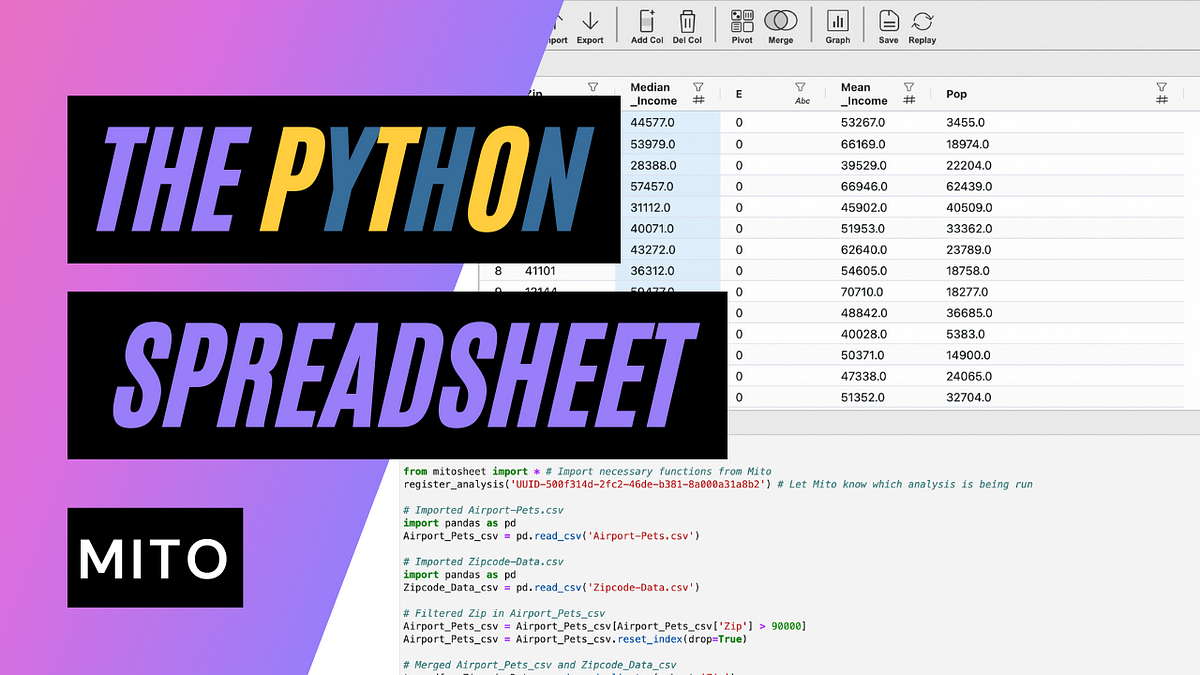 How to Combine Python and Excel. Spreadsheet users are increasingly ... image.