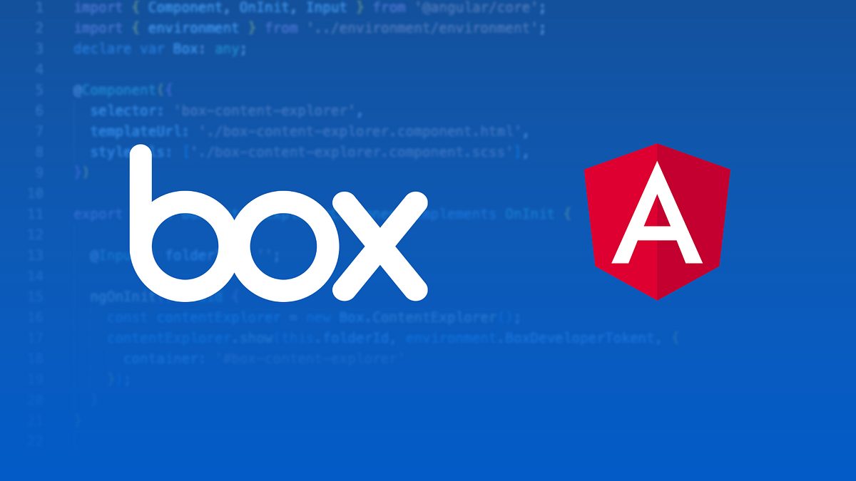 Box UI Elements with Angular. In my previous post, I explored the… by Olga Stefaniuk Box