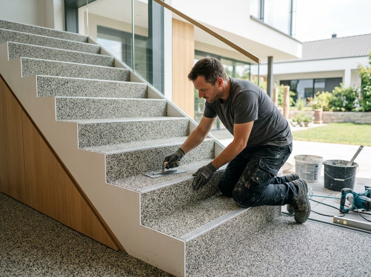 Steinteppich für Treppen Baden — Sicher, Robust und Modern