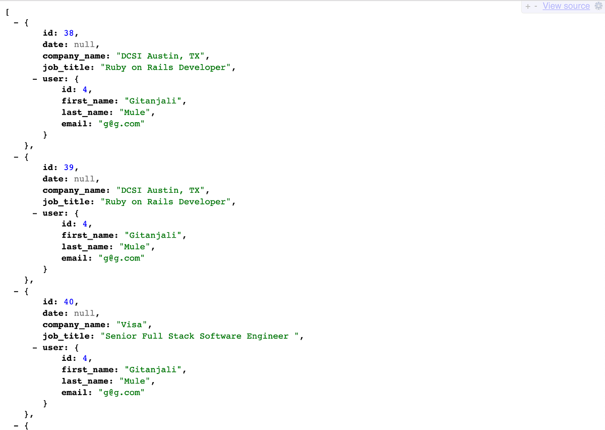 Rails Javascript Project — Job Application Tracker by Gitanjali Mule