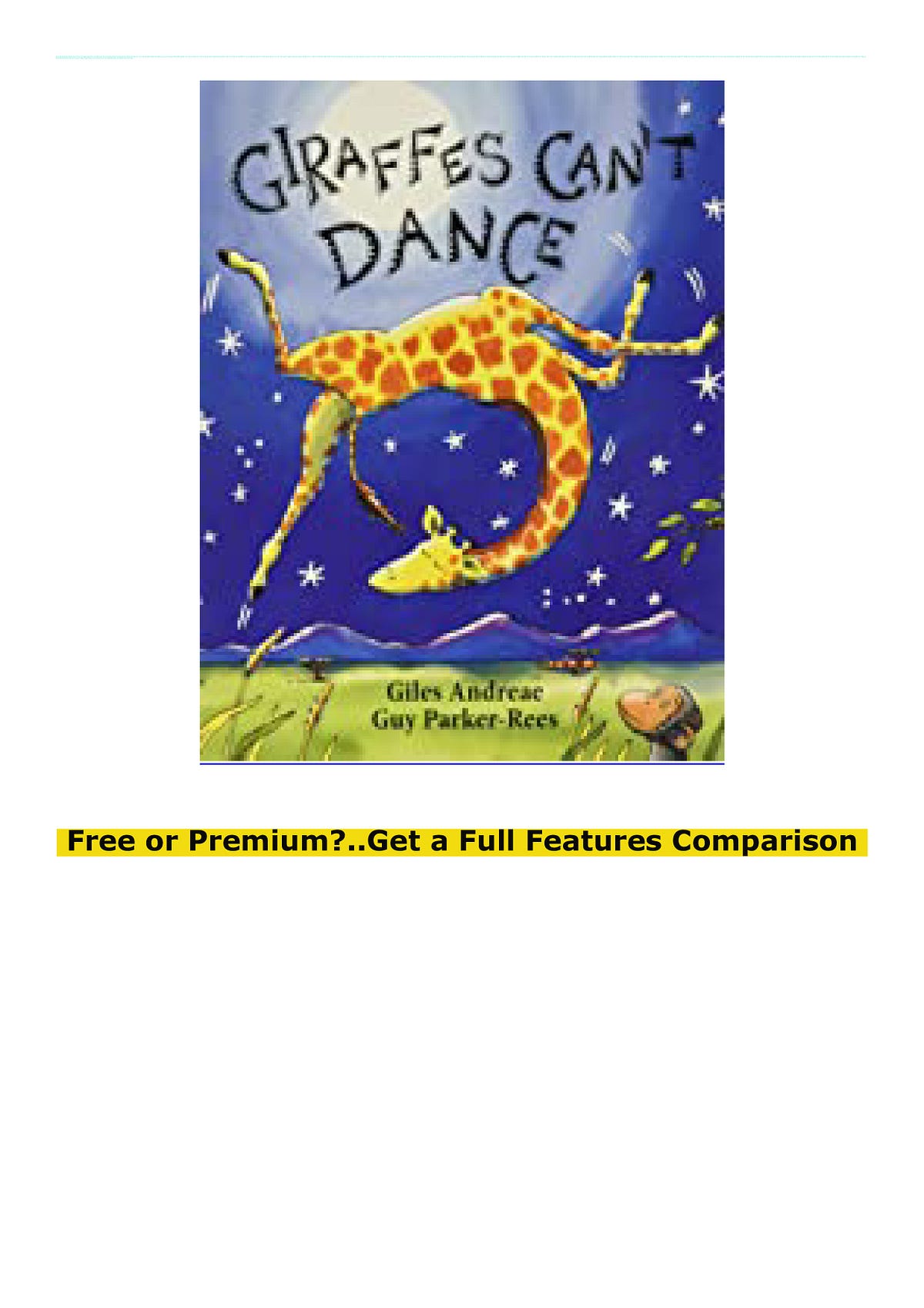 Download [PDF] Giraffes Can’t Dance Full Books | by Denise Wallace | Medium