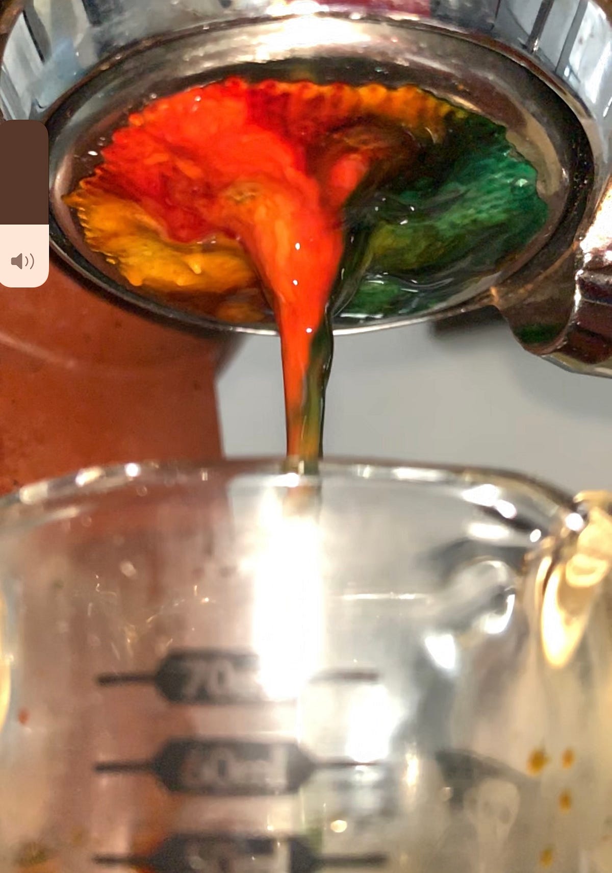 Dye Colored Espresso Shots. Adding dye to espresso shots by Robert