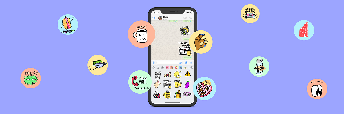 all the chat stickers in one place 