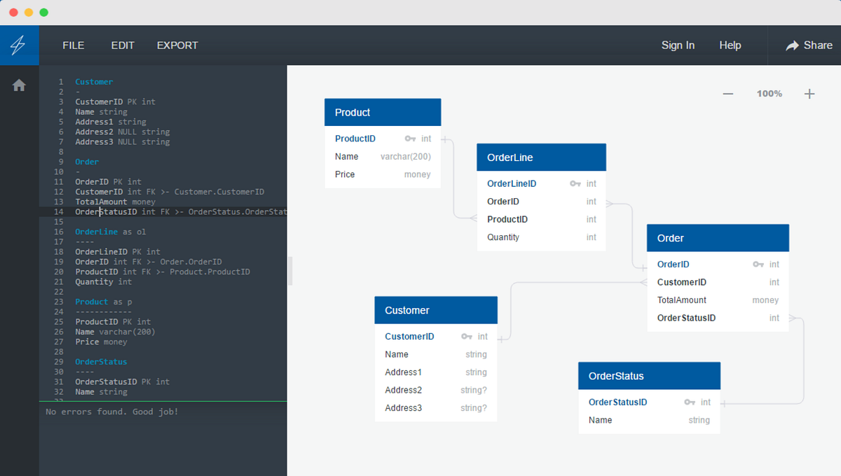 QuickDBD nice and clean database design and diagram tool | by Vadim ...