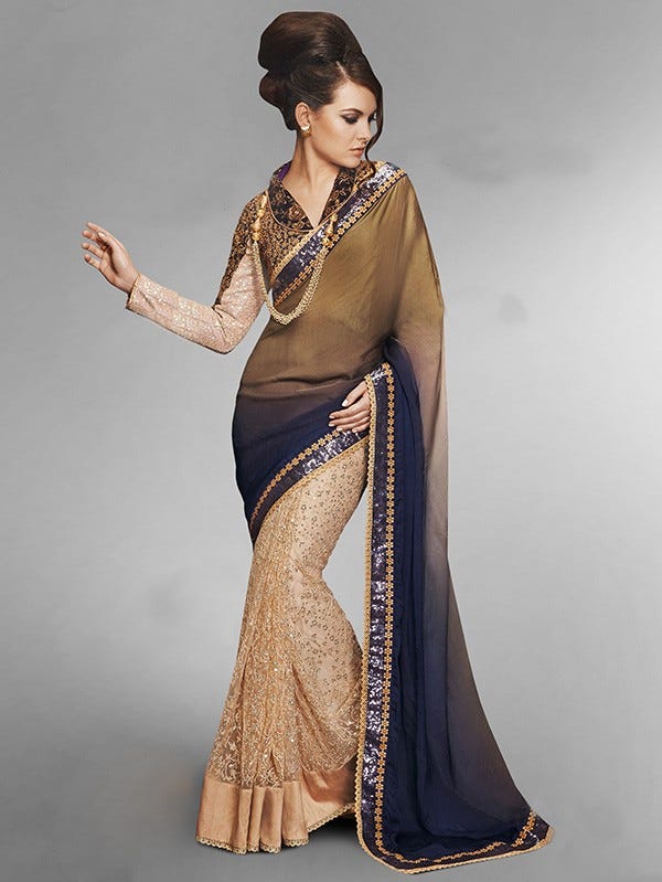 Uber Glam Sarees to Make Him Fall in Love with You Once Again!, by Taanya  Rawat