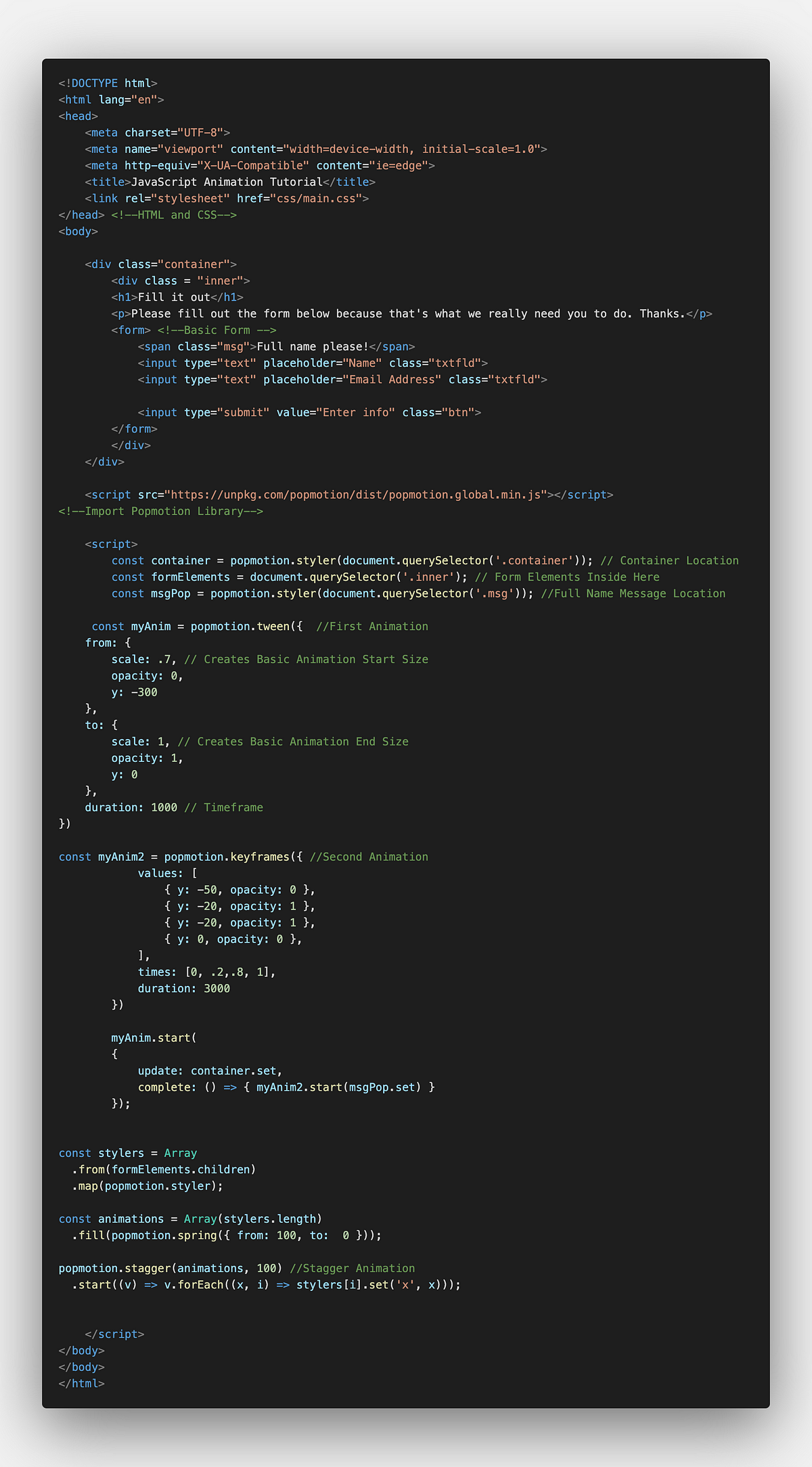 Understanding Javascript Animations | by Alex Sterrantino | Medium