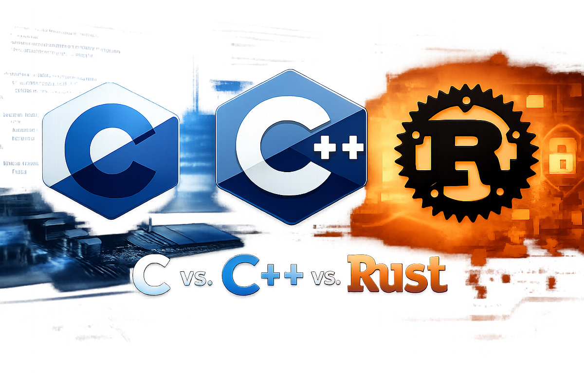 C vs. C++ vs. Rust: How I would choose as a beginner in 2026 | by C+3P0 ...