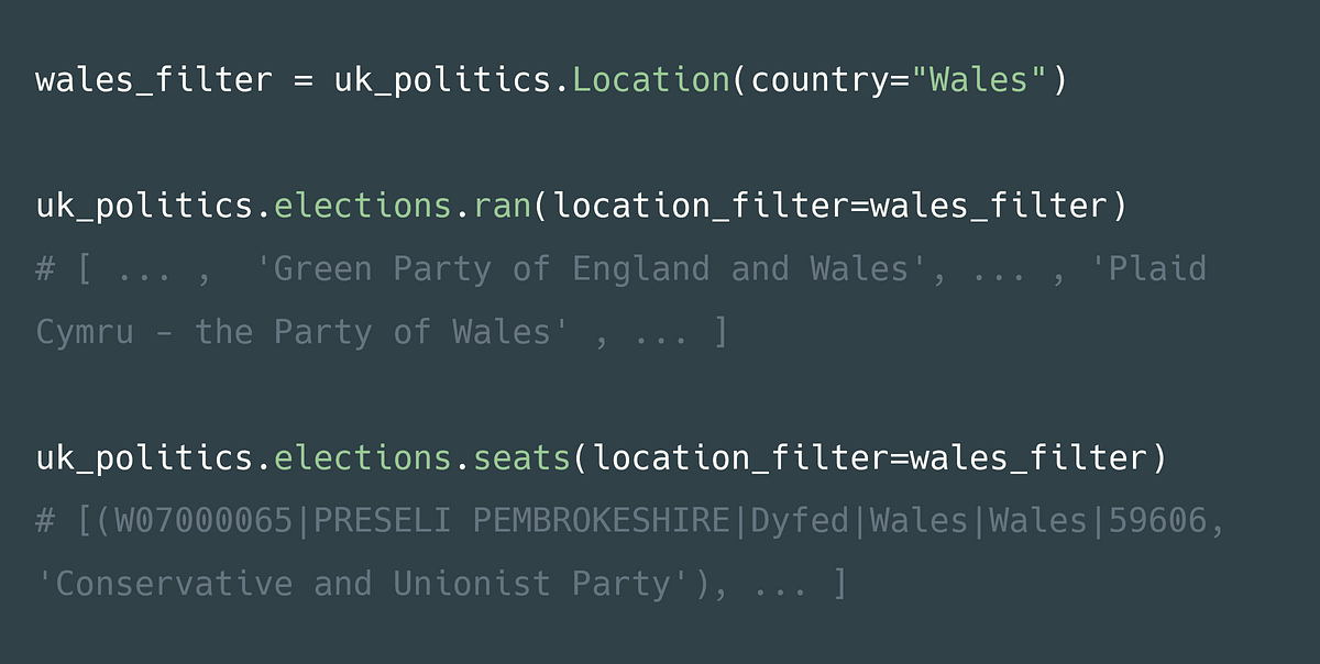 Accessing UK political data in Python | by Stonehaven Data Team | Medium