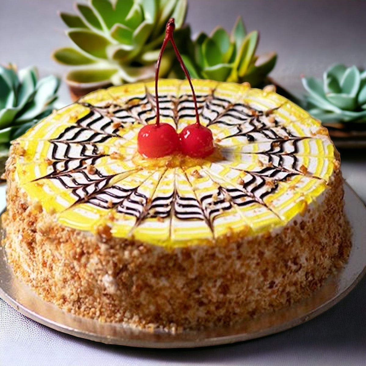 Eggless Cakes Online Delivery in Jammu Bakers Wagon Medium
