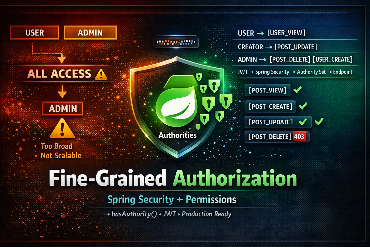 From Roles to Permissions: Fine-Grained Authorization in Spring Boot ...