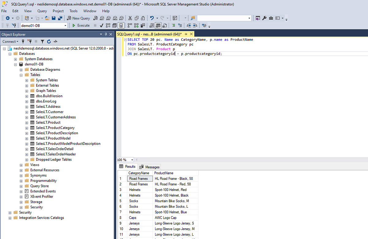 My First Steps into the Cloud: Deploying and Querying Azure SQL ...