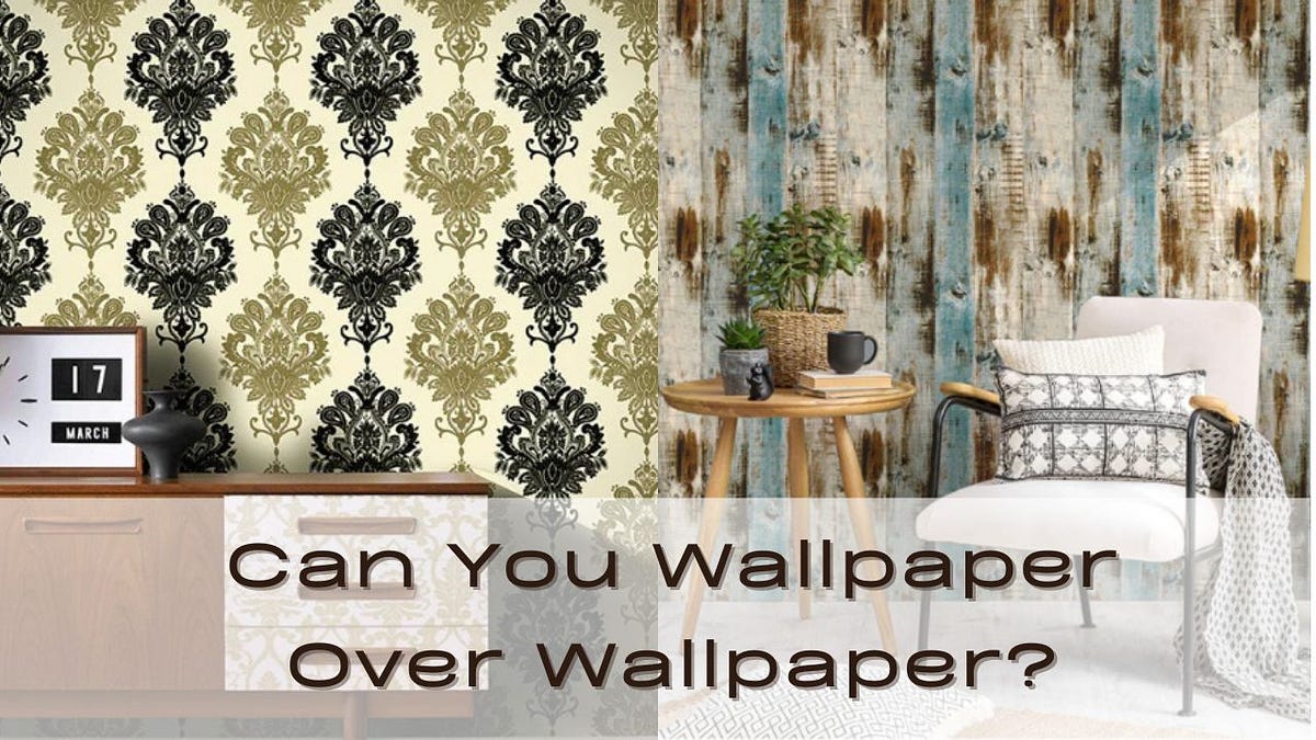 Can You Wallpaper Over Wallpaper? Coloribbon by Coloribbon Medium