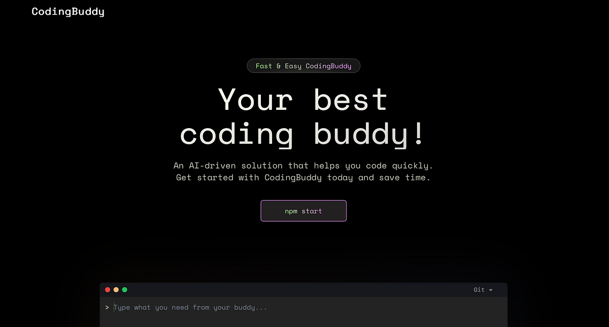 Meet Coding Buddy. your new AI-Powered Coding Companion | by Veeki | Medium