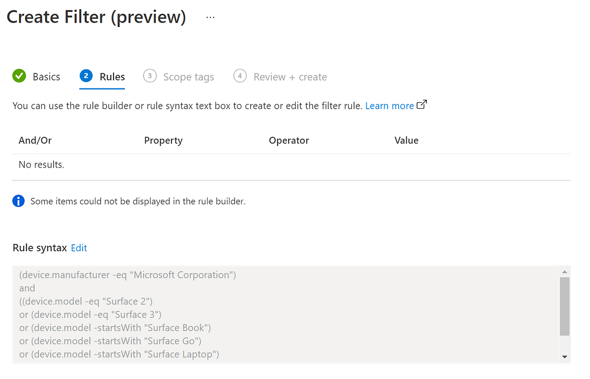 Creating dynamic groups and filters for Microsoft devices by Scott