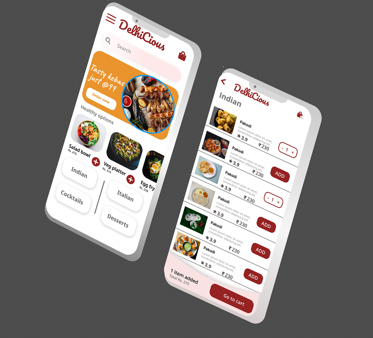 Digital menu for a restaurant. A UX case study | by Aparna Panda | Medium