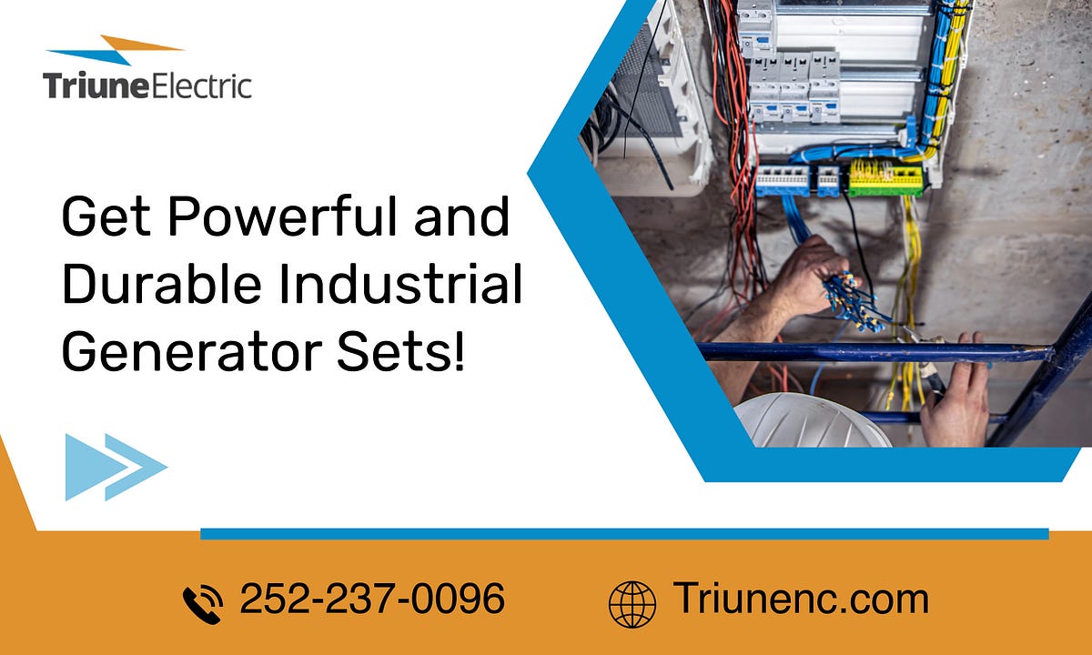 Protect Your Electronic Equipment with Industrial Generators! Triune