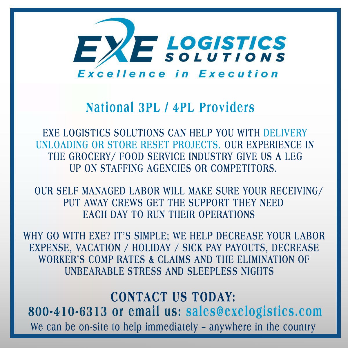 National 3PL / 4PL Providers — EXE Logistics Solutions LLC | by EXE ...