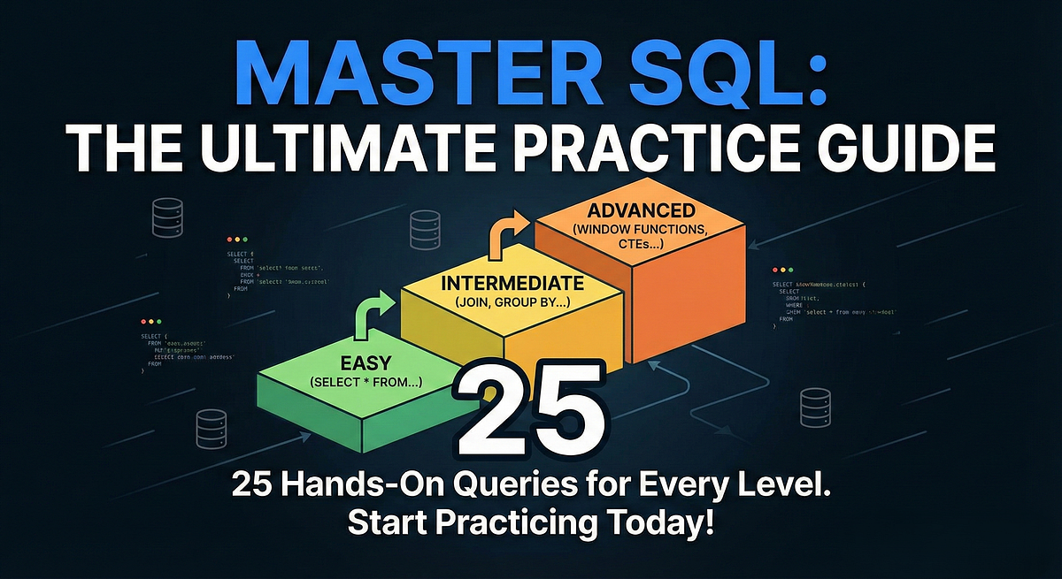 SQL Practice. I wrote this article to recap SQL… | by Shenithbandara ...