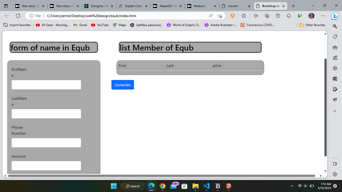 Build A Basic Equb Website What Is Equb By Naol Getnet Medium