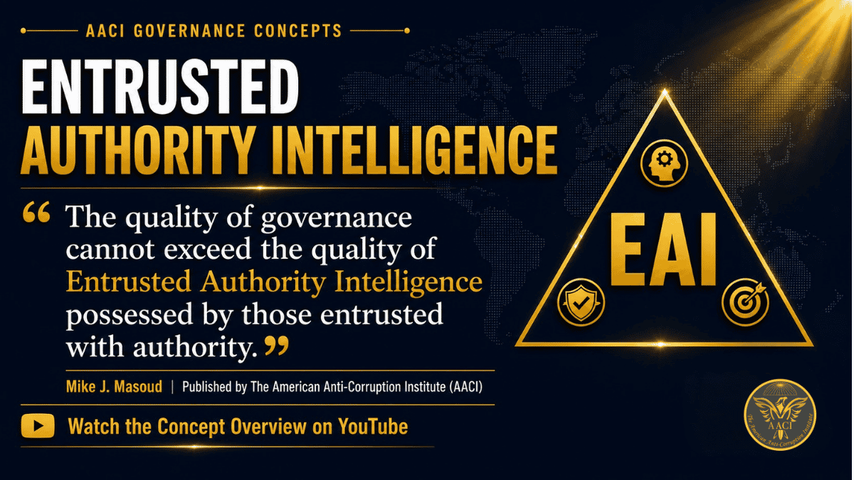 Entrusted Authority Intelligence: Why Effective Governance Depends on the Quality of Exercising…
