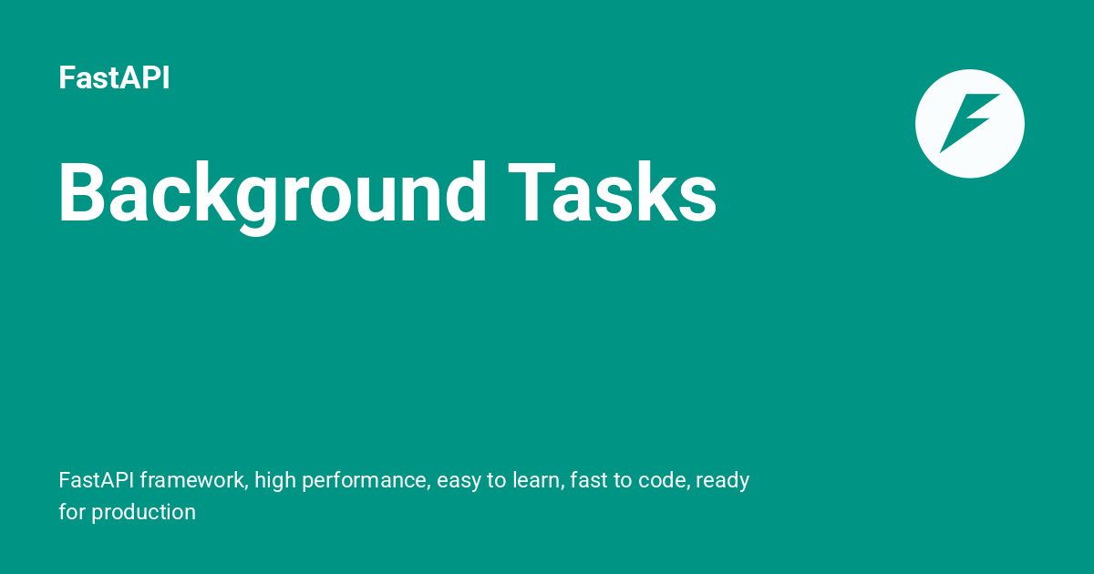 FastAPI Background Tasks: Internal Architecture and Comparison with ...