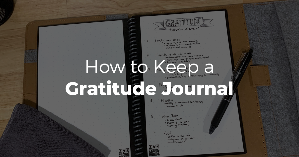 Live in Gratitude Journal