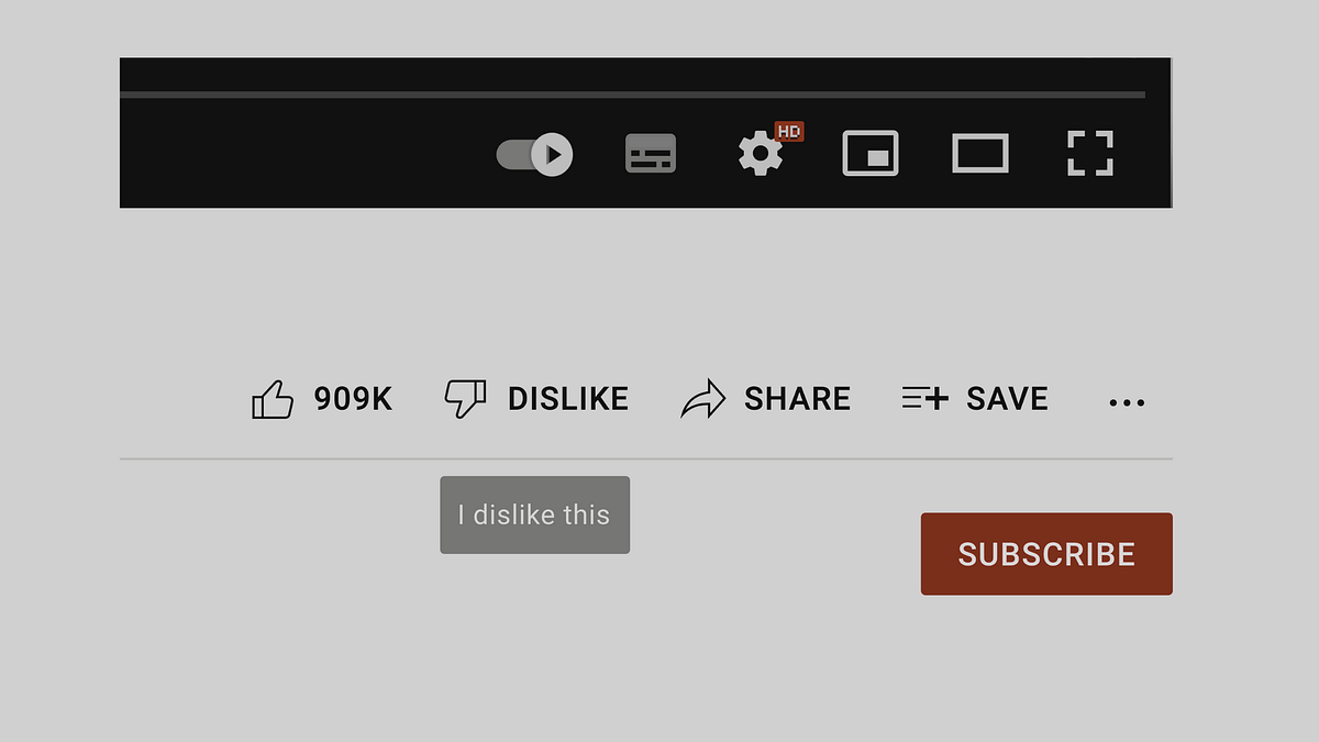 YouTube Hiding Dislike Count | by UX Connections | UX Splash