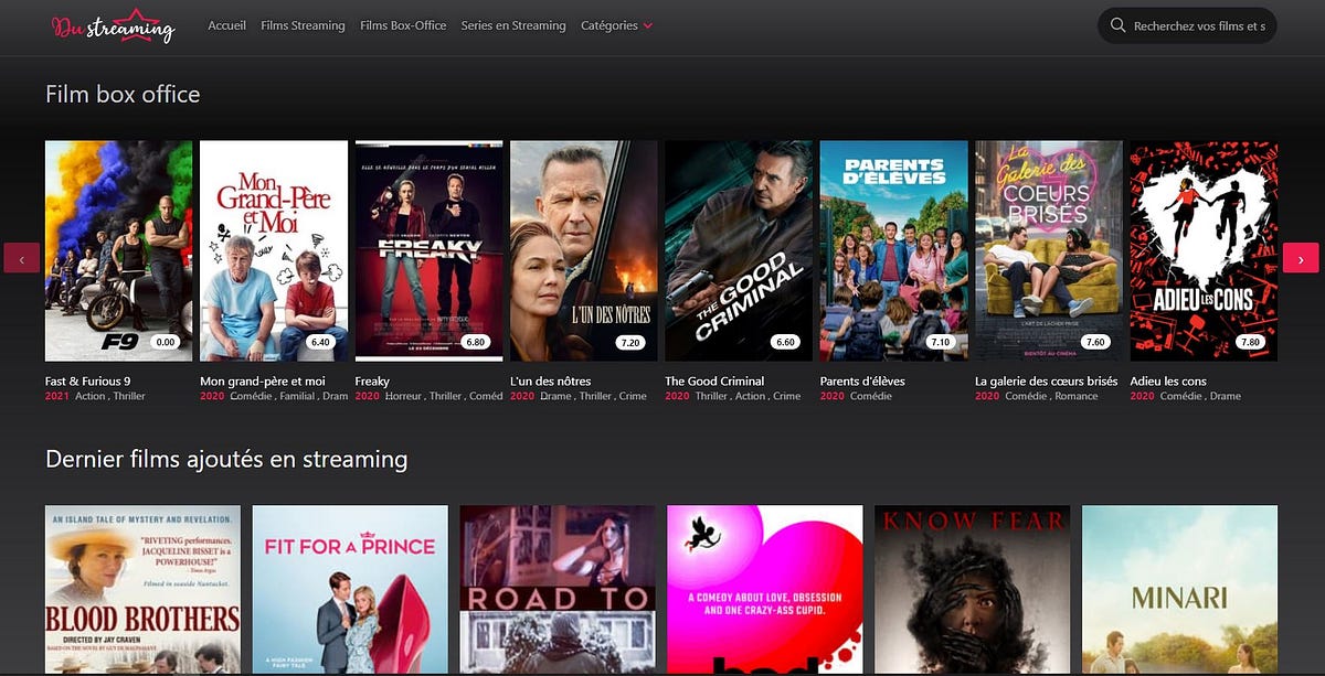 Site streaming gratuit des Films complets et Séries VF - Ruby Strunal